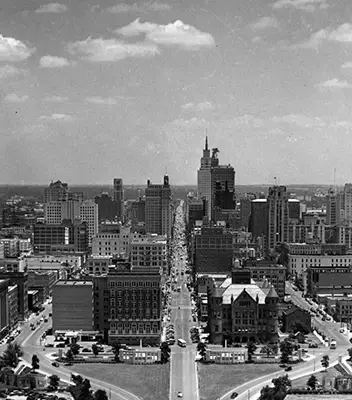 vintage photo of Dallas, TX