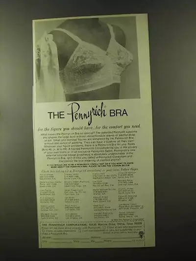 vintage bra advertisement