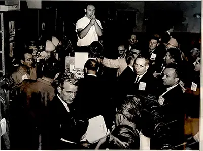 vintage photo of auctioneer